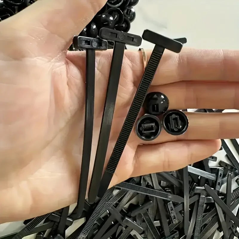 10 db Univerzális Kábelrögzítő Patent – Erős, Önzáró Kialakítással