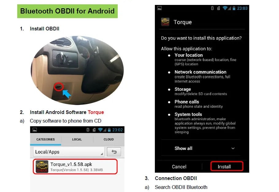 🔧 ELM327 Hibakód Olvasó és Törlő – Android / iOS
