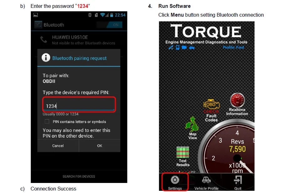 🔧 ELM327 Hibakód Olvasó és Törlő – Android / iOS