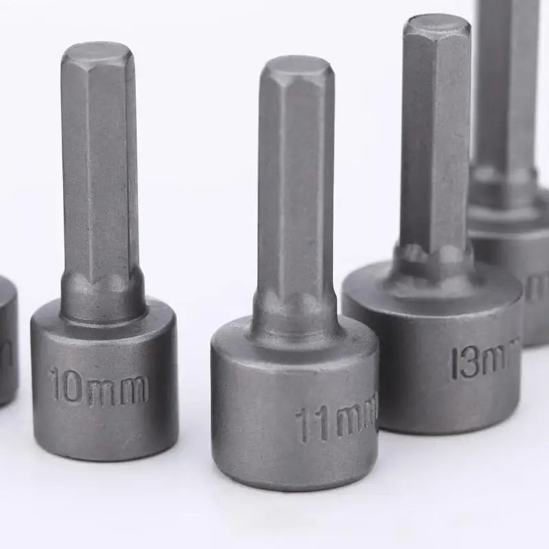9 Darabos Hatszögű Dugókulcs Készlet – 5mm-13mm Anyacsavarhúzó Fúróhoz és Csavarhúzóhoz
