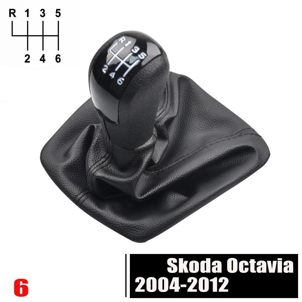 Váltógomb Szett Skoda Octavia A5 (2004–2010) – 5/6 Sebességes, Bőr Szoknyával - bömös.hu
