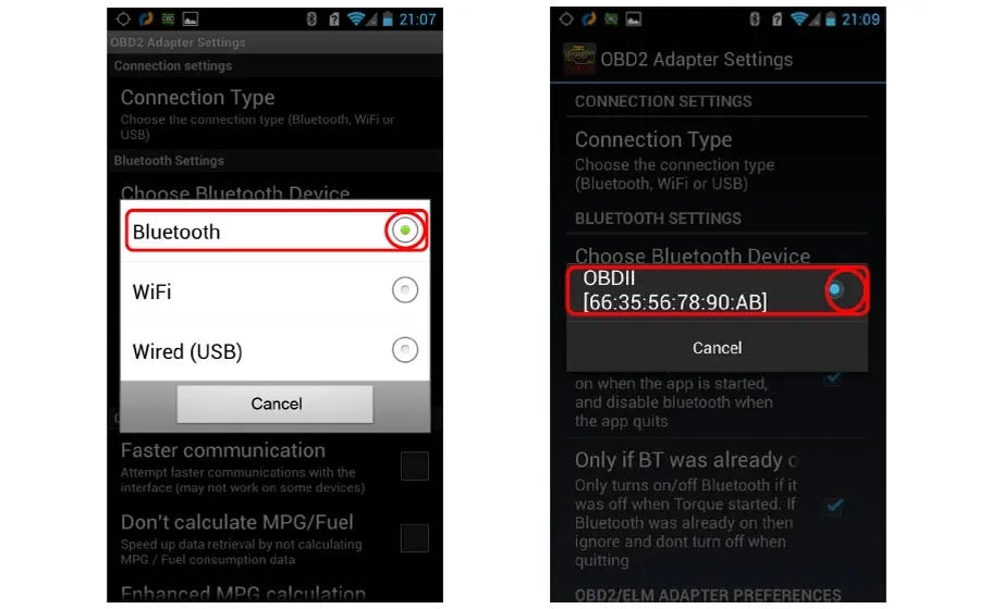 🔧 ELM327 Hibakód Olvasó és Törlő – Android / iOS