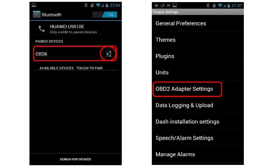 🔧 ELM327 Hibakód Olvasó és Törlő – Android / iOS
