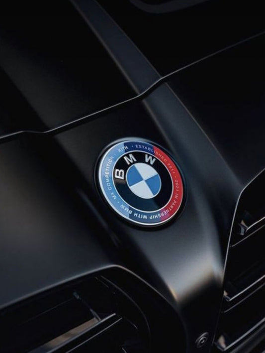 BMW Embléma 50 éves Jubileumi (82, 74 mm) Második típus. - bömös.hu