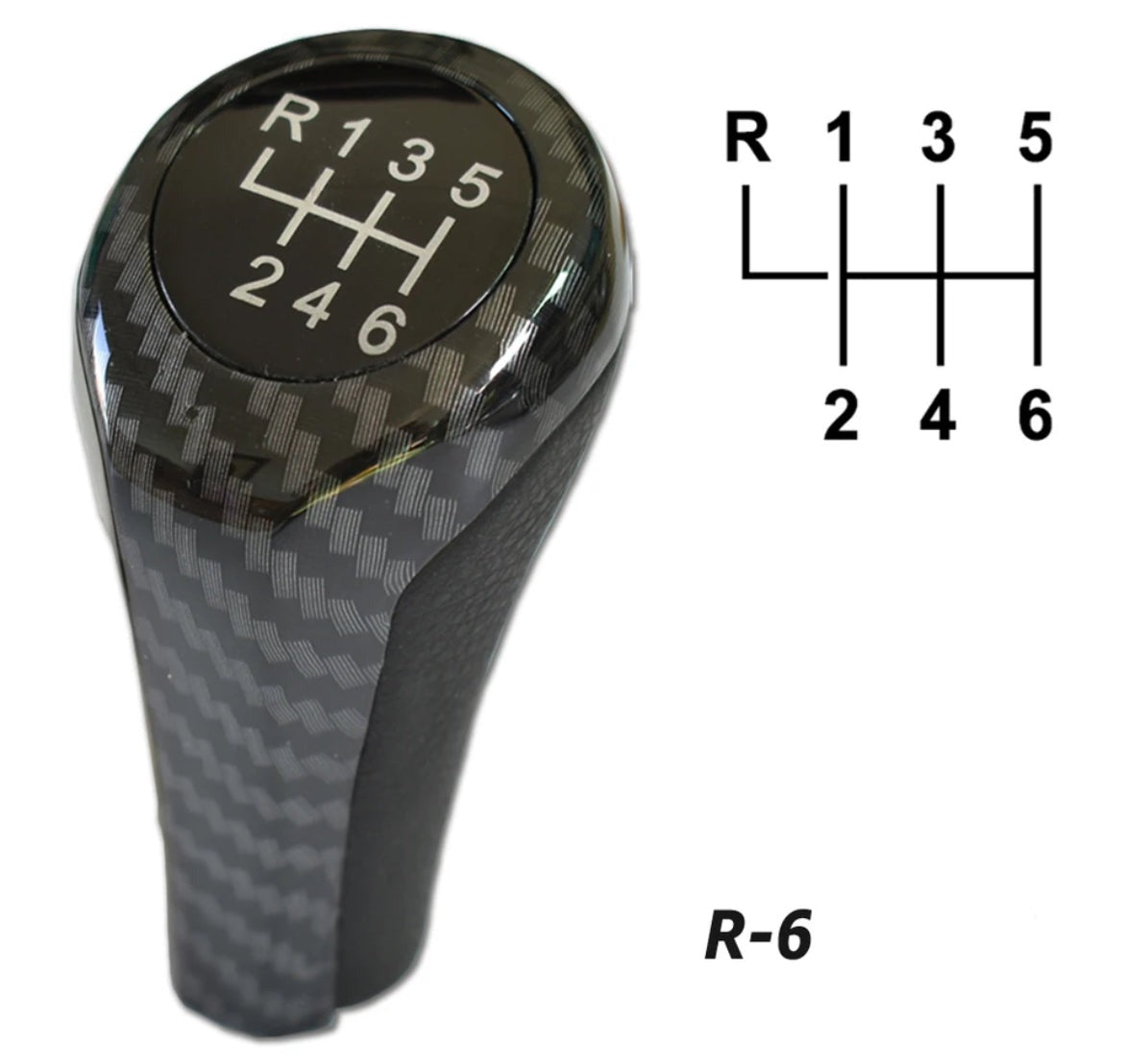 Carbon-bőr Váltógomb 5-ös & 6-os váltóhoz E36 E39 E46 E60 E61 E90 E91 E92 E93 E82 E83 E87 F10 F11 - bömös.hu