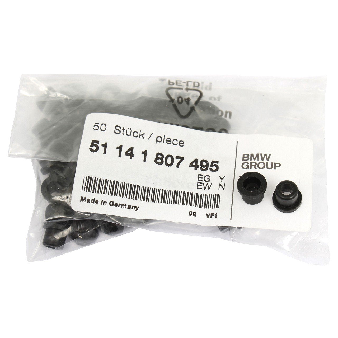 Gyári BMW Rögzítő Tipli 82 mm-es Emblémához (51141807495) 1 db - bömös.hu