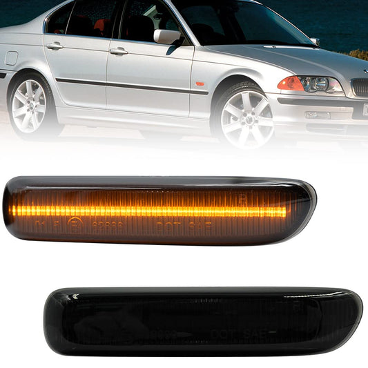 BMW E46 (Facelift előtti) LED Dinamikus Oldalsó Irányjelző – E-Jelzéssel - bömös.hu