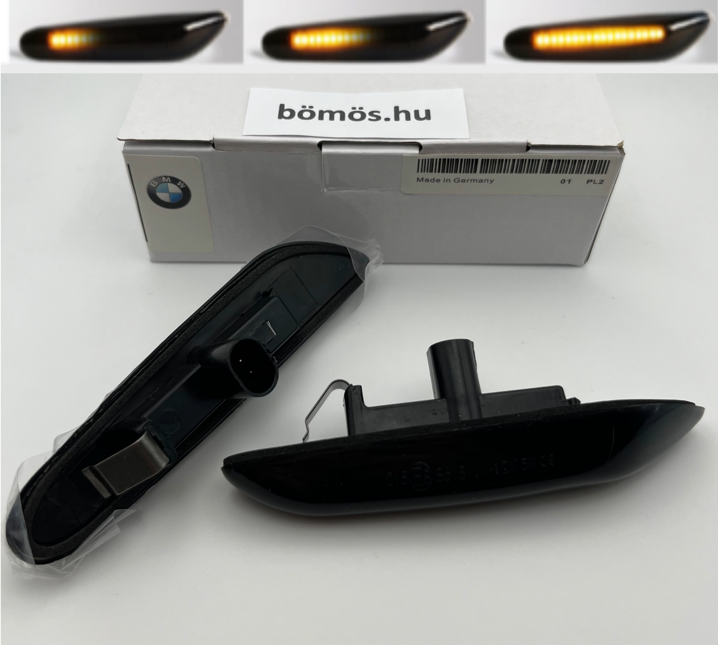 BMW LED Dinamikus Oldalsó Irányjelző – E-Jelzéssel (füstös) index E46 E90 E91 E92 E93 E60 E61 E82 E81 E88 X3 X1 - bömös.hu