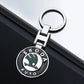 Skoda emblémás kulcstartó – Fém kulcskarika (1 db)