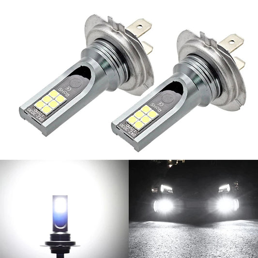 Emelt fényerejű H7,H4 LED Fényszóró – 20000LM, 6500K, 120W – 1 pár