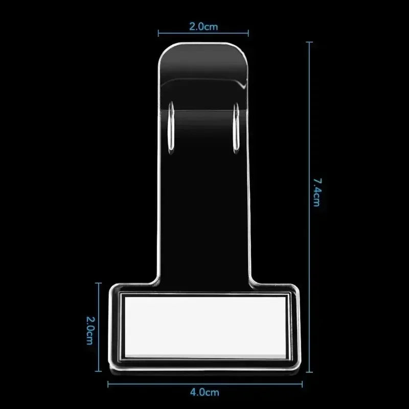 5 darabos parkolójegy tartó klipsz szett – praktikus megoldás szélvédőre