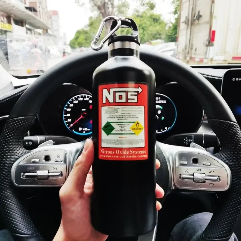 NOS Nitro Termosz – 0,5L Prémium Minőségű Ivópalack Autósoknak - bömös.hu
