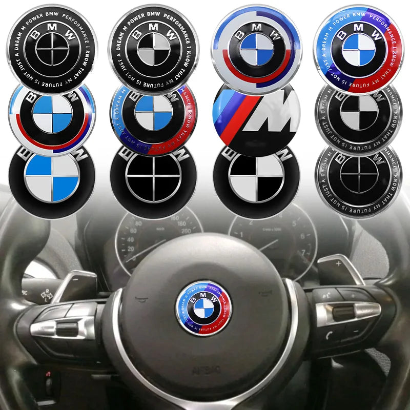 BMW Kormánykerék Embléma - 45mm Öntapadós, Több Színben