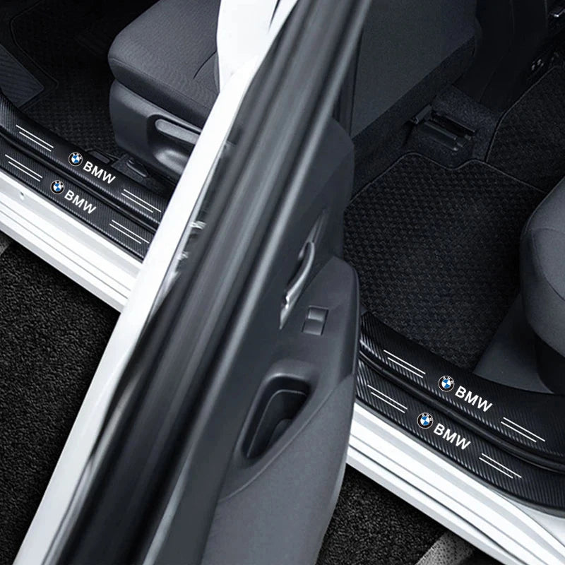 BMW Ajtóküszöb védő matrica szett – Carbon Fiber hatás (4 db)