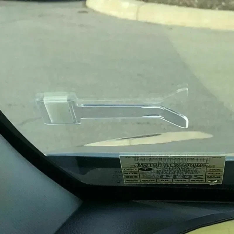 5 darabos parkolójegy tartó klipsz szett – praktikus megoldás szélvédőre