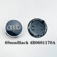 Prémium Audi felnikupak – 60, 61, 68, 69 mm méretben (4 db-os szett) - bömös.hu
