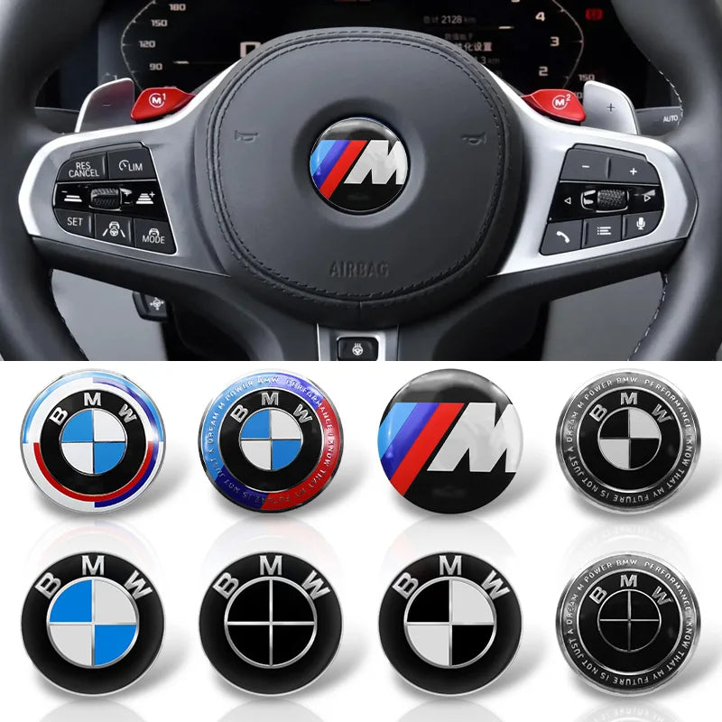 BMW Kormánykerék Embléma - 45mm Öntapadós, Több Színben