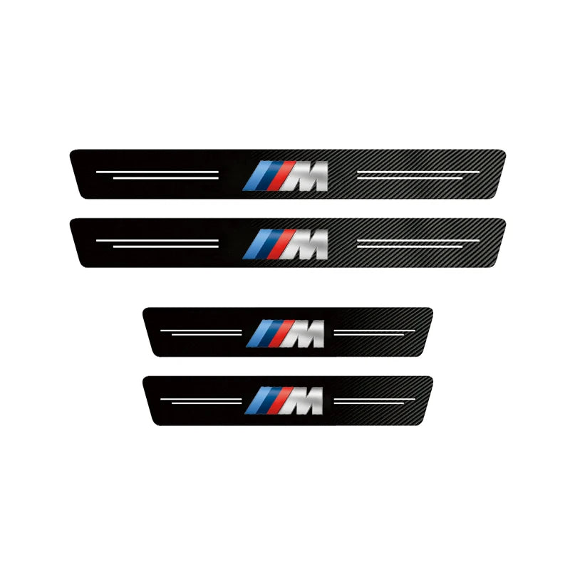 BMW Ajtóküszöb védő matrica szett – Carbon Fiber hatás (4 db)