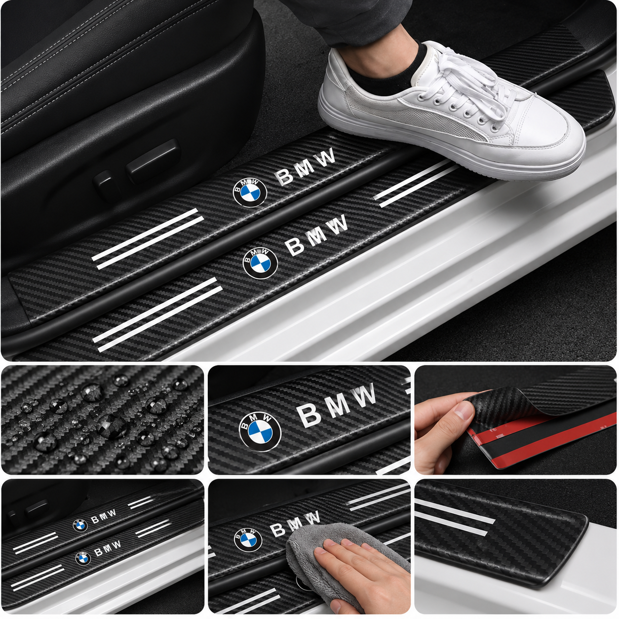 BMW Ajtóküszöb védő matrica szett