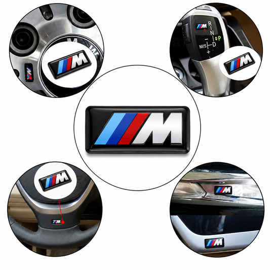 BMW M Matrica - 3 Méretben (1 db) Kormányra és Felnire