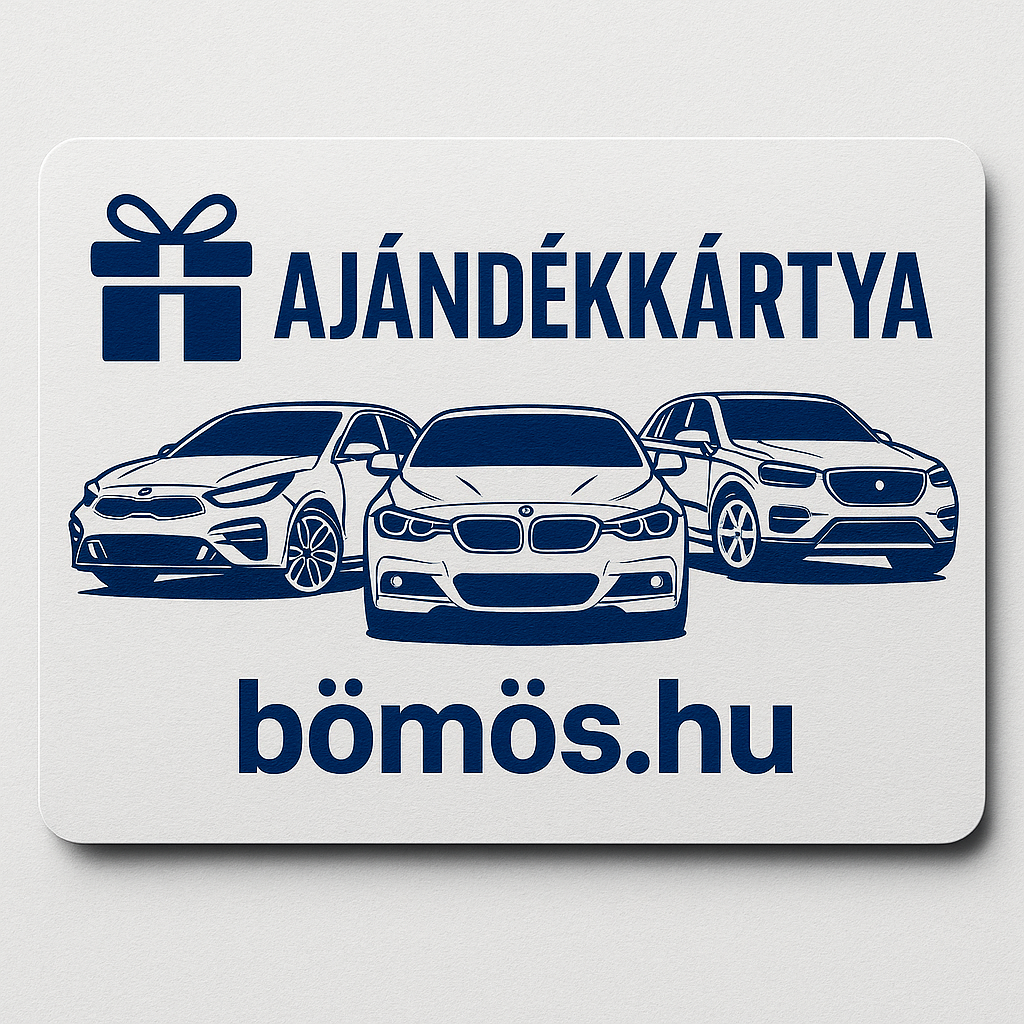 🎁 Bömös.hu Ajándékkártya – Tökéletes meglepetés minden autórajongónak!