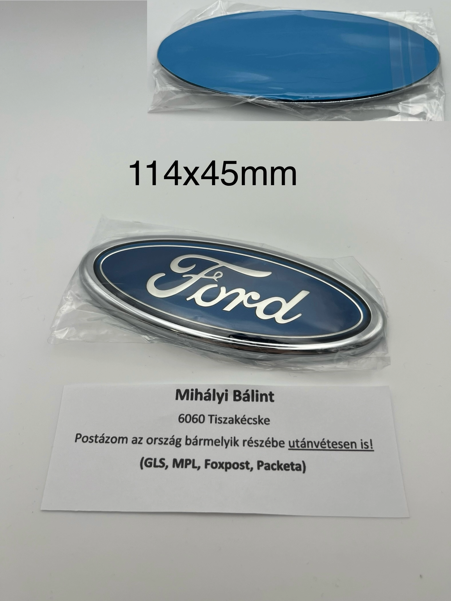 Ford Embléma Minden méretben (114x45 mm, 146x58 mm, 149x63 mm, 143x59 mm, 144x58 mm, 178x70mm) - bömös.hu