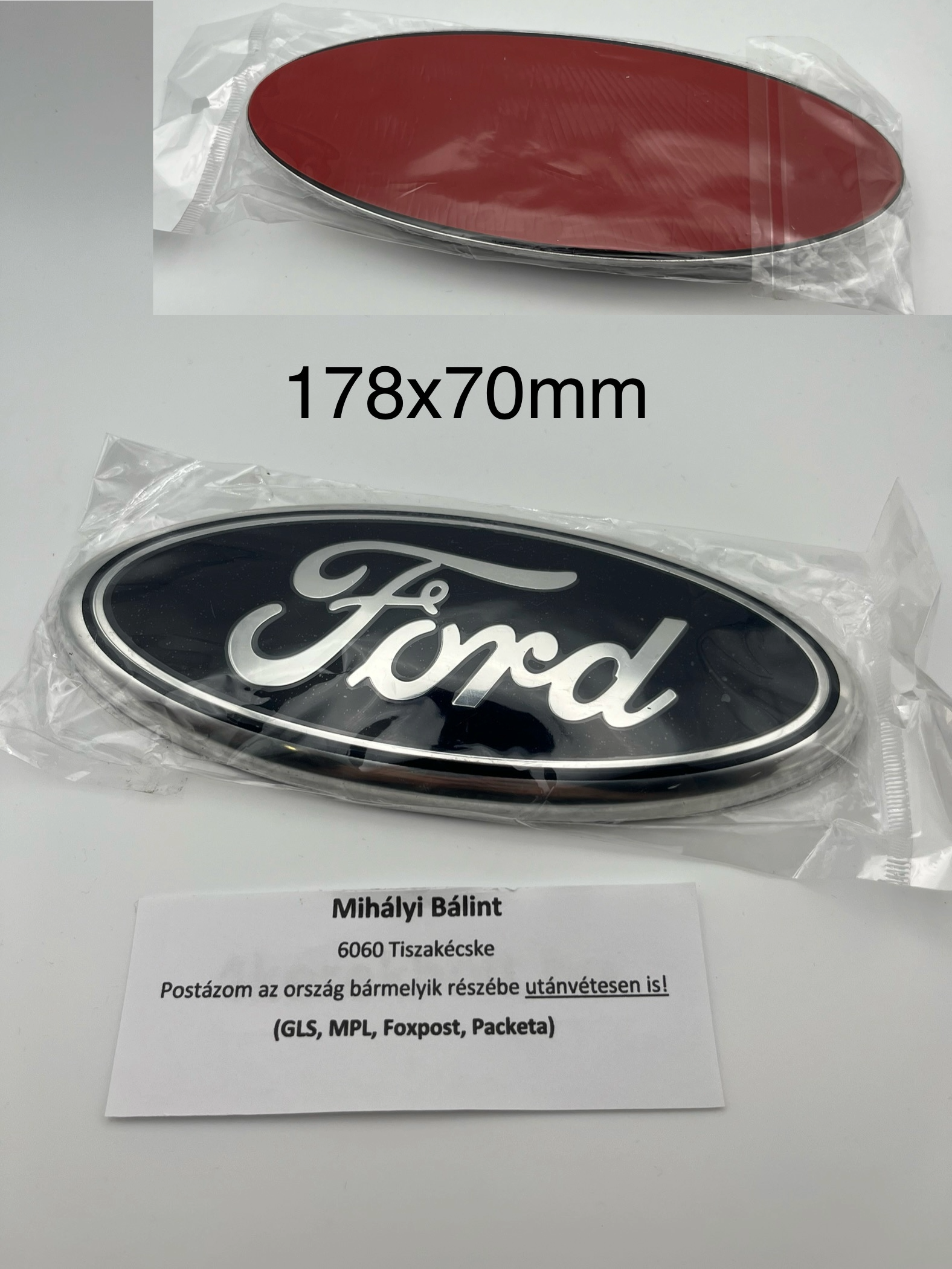 Ford Embléma Minden méretben (114x45 mm, 146x58 mm, 149x63 mm, 143x59 mm, 144x58 mm, 178x70mm) - bömös.hu