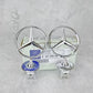 Mercedes-Benz első motorháztető embléma – 44 mm | Króm vagy Kék „búzakoszorú” (1 db)