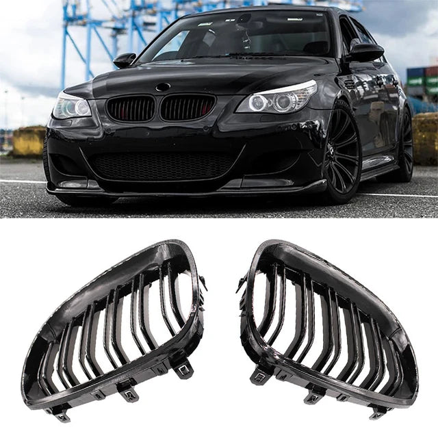 BMW E60, E61 Full fekete, Sport vese rács