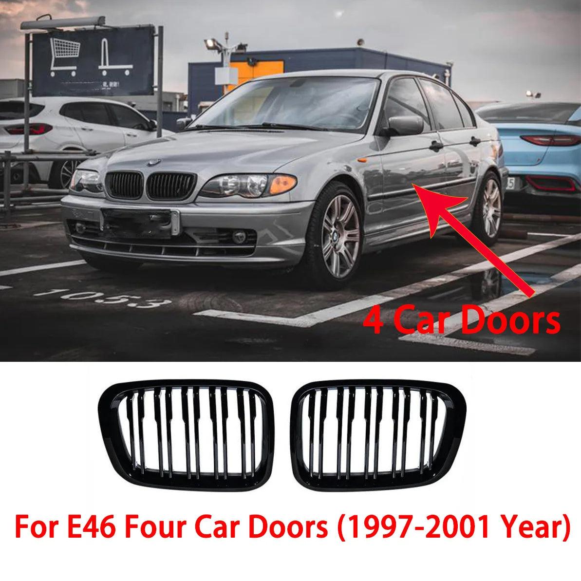 BMW Full fekete, Sport Vese Rács Rengeteg Típushoz