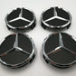 Mercedes felnikupak 75 mm Matt Fekete 4db - bömös.hu