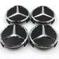 Mercedes felnikupak 75 mm fényes Fekete 4db - bömös.hu